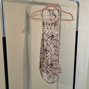 Free People open back halter top